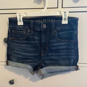 American Eagle Outfitters Blue Jean Shorts High-Waisted